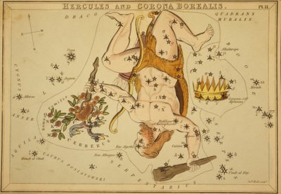 Hercules and Corona Borealis, Illustration from 