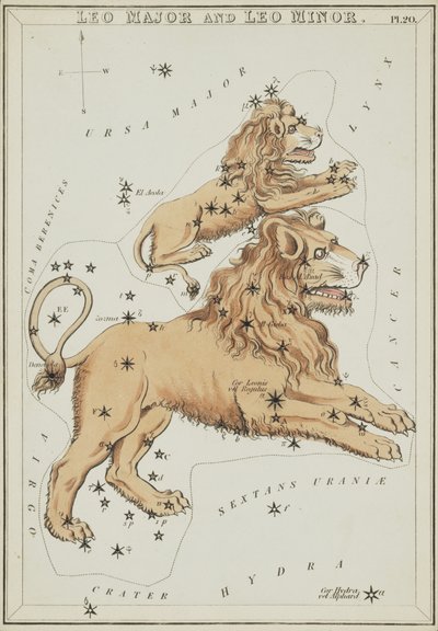 Leo Major and Leo Minor, Illustration from 