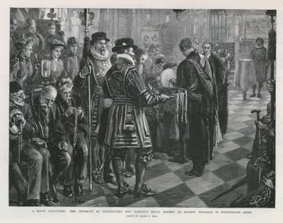 A Royal Almsgiving by Sydney Prior Hall