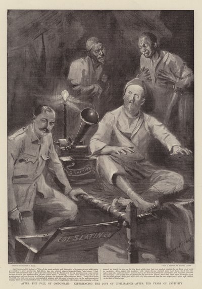 After the Fall of Omdurman, Experiencing the Joys of Civilisation after Ten Years of Captivity by Sydney Prior Hall