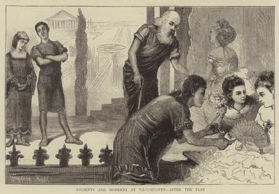 Ancients and Moderns at Westminster, After the Play by Sydney Prior Hall