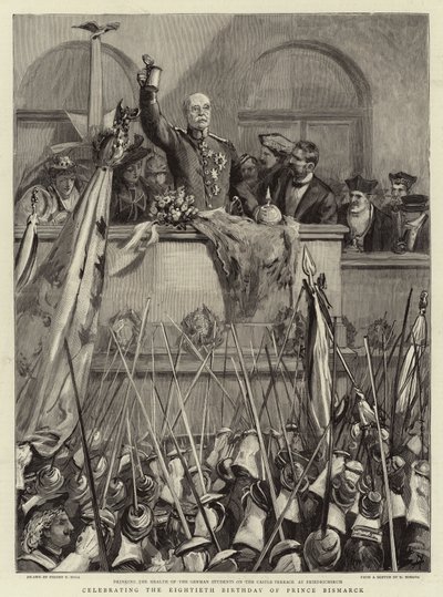 Celebrating the Eightieth Birthday of Prince Bismarck by Sydney Prior Hall