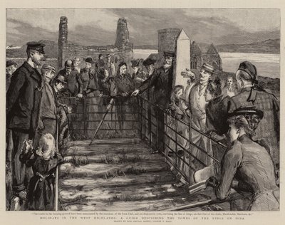 Holidays in the West Highlands, a Guide describing the Tombs of the Kings on Iona by Sydney Prior Hall