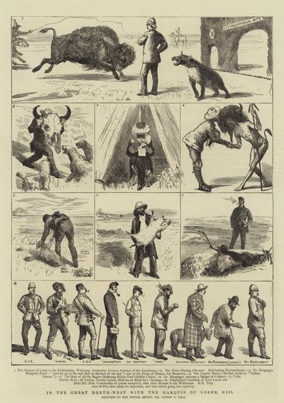 In the Great North-West with the Marquis of Lorne, XIII by Sydney Prior Hall