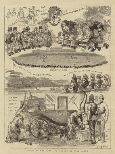 Notes at the Eton and Harrow Cricket Match by Sydney Prior Hall