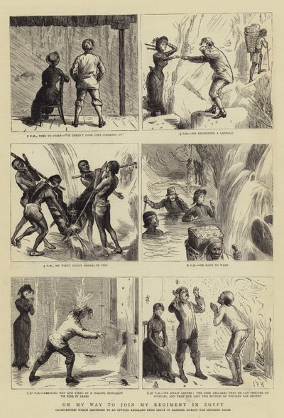 On My Way to Join My Regiment in Egypt by Sydney Prior Hall