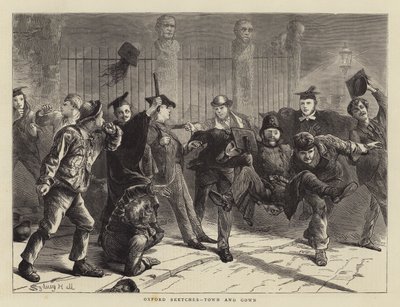 Oxford Sketches, Town and Gown by Sydney Prior Hall