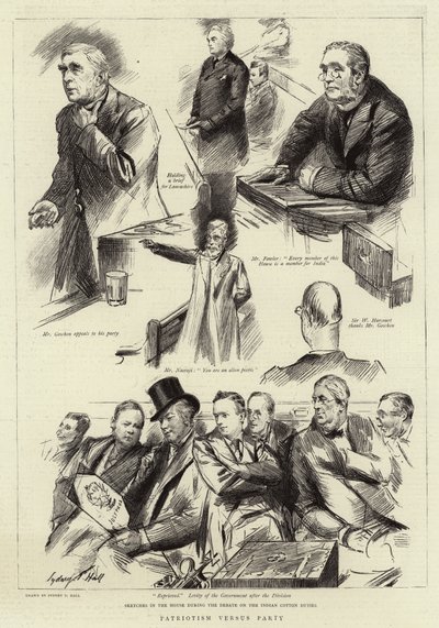 Patriotism versus Party by Sydney Prior Hall