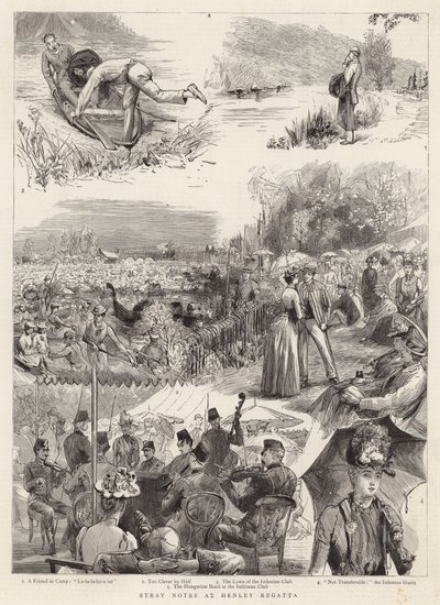 Stray Notes at Henley Regatta by Sydney Prior Hall