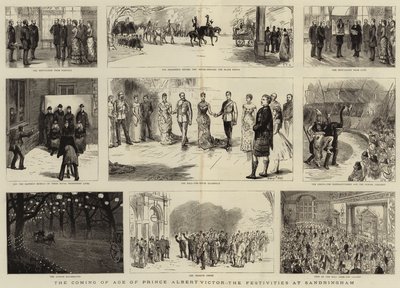 The Coming of Age of Prince Albert Victor, the Festivities at Sandringham by Sydney Prior Hall
