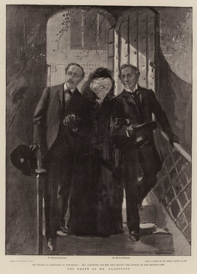 The Death of Mr Gladstone by Sydney Prior Hall