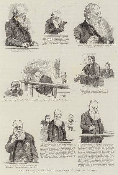 The Examination and Cross-Examination of Pigott by Sydney Prior Hall