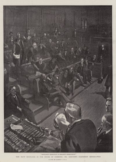 The Navy Estimates in the House of Commons, Mr Goschen