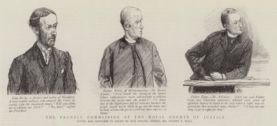 The Parnell Commission at the Royal Courts of Justice by Sydney Prior Hall
