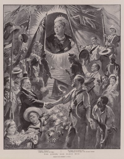 The Queen, God Bless Her! by Sydney Prior Hall