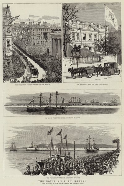 The Royal Visit to Ireland by Sydney Prior Hall