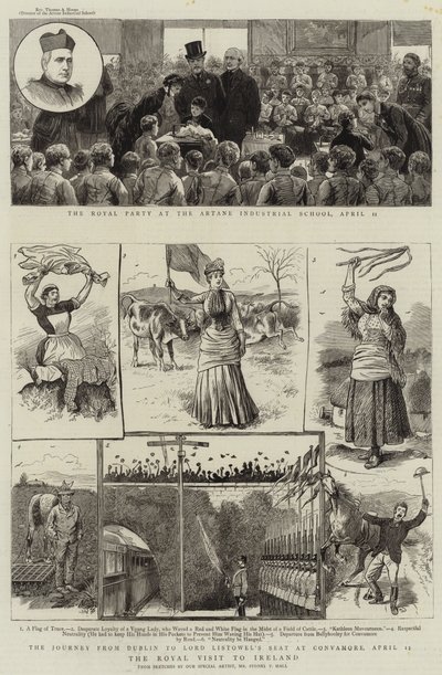 The Royal Visit to Ireland by Sydney Prior Hall