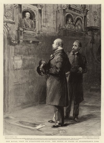 The Royal Visit to Stratford-on-Avon, the Prince of Wales at Shakespeare