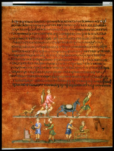 Esau Returning from the Hunt by Syrian School