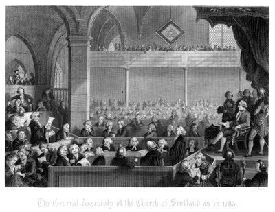 The General Assembly of the Church of Scotland as in 1783 by T. Brown