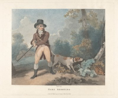 Set of four: 1. Hare Shooting by T. Simpson