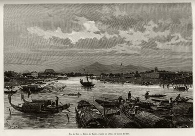 View of Hue (Vietnam), with description of navigation on the Song Huong River and Thien Mu Pagoda by T Taylor
