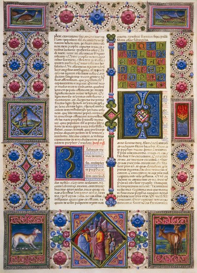 The Book of Zechariah, from Volume II of Bible of Borso d