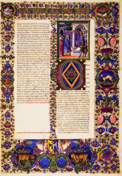 The Second Book of Chronicles, from Volume I of Bible of Borso d