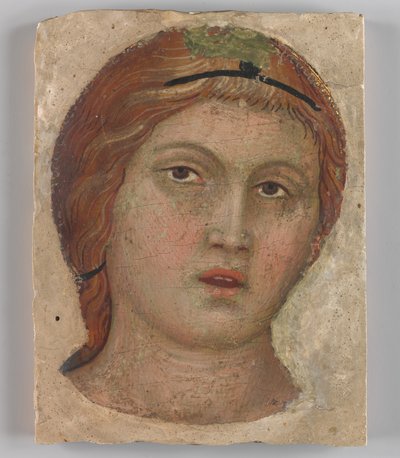 Head of an Angel in Full Face by Taddeo di Bartolo