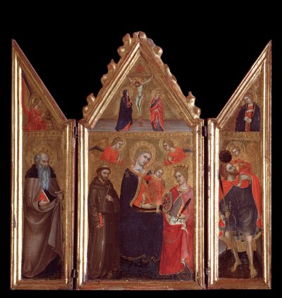 Virgin with Child and Saints by Taddeo di Bartolo