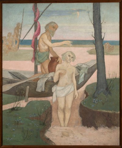 Baptism in the Jordan by Tadeusz Makowski