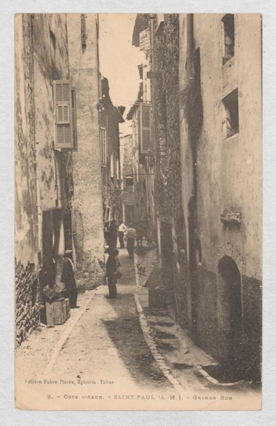 Postcard to Maria Mickiewiczówna by Tadeusz Makowski