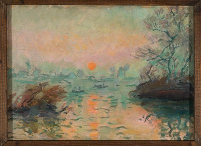 Landscape at Sunset by Tadeusz Makowski