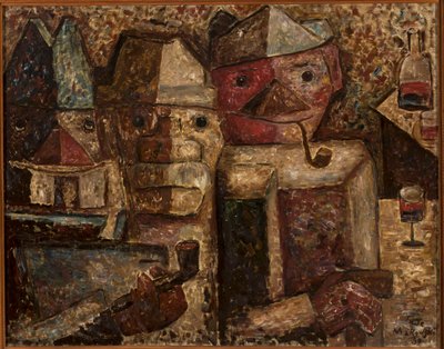 The Refreshment Stand by Tadeusz Makowski