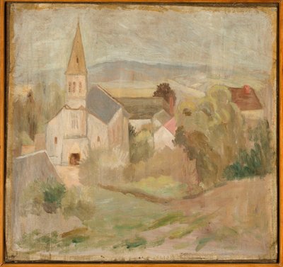 Landscape with a Small Church (La Comelle) by Tadeusz Makowski