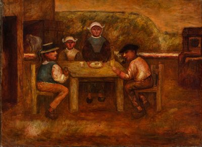 Meal of the Peasants by Tadeusz Makowski