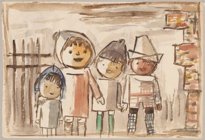 Laughing Children by Tadeusz Makowski