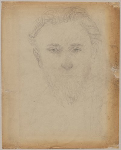 Portrait Study of a Young Man with a Beard by Tadeusz Makowski