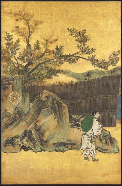 A Game of Go, from the Four Accomplishments by Takanobu Kano