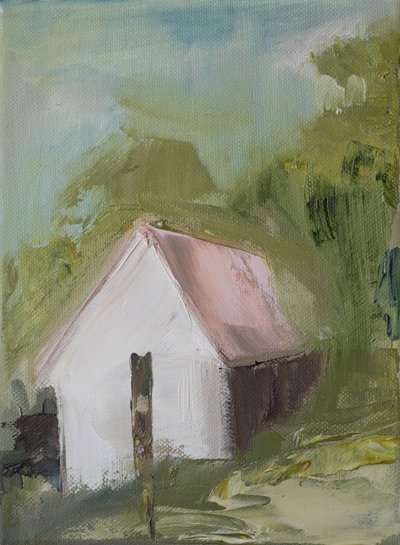 Peaceful Country Barn by Tamar Green