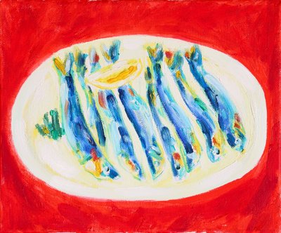 Blue Sardines With Lemon by Tamara Jare
