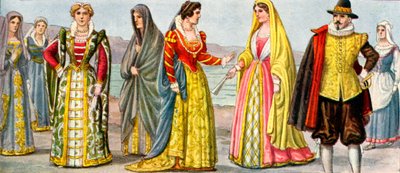 17th century Italian dress by Tancredi Scarpelli