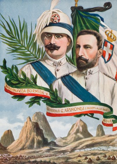 Heroes of Adua, 1895 by Tancredi Scarpelli