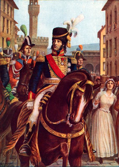 Joachim Murat entering Florence, 19 January 1801 by Tancredi Scarpelli