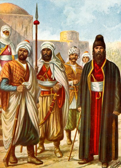 Kurds, Georgian and Armenian by Tancredi Scarpelli