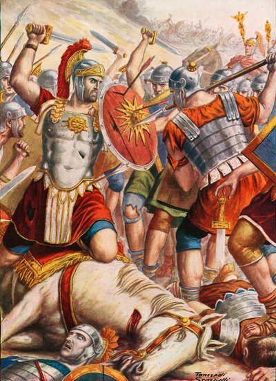 Lucullus Fighting to Stop the Advance of Mithridates by Tancredi Scarpelli