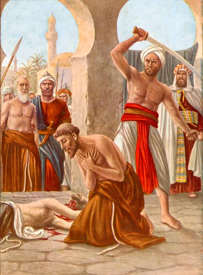 Martyrdom of Brother Jacopo de Padova in India by Tancredi Scarpelli