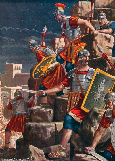 The taking of Jerusalem by the Romans under the direction of Titus by Tancredi Scarpelli