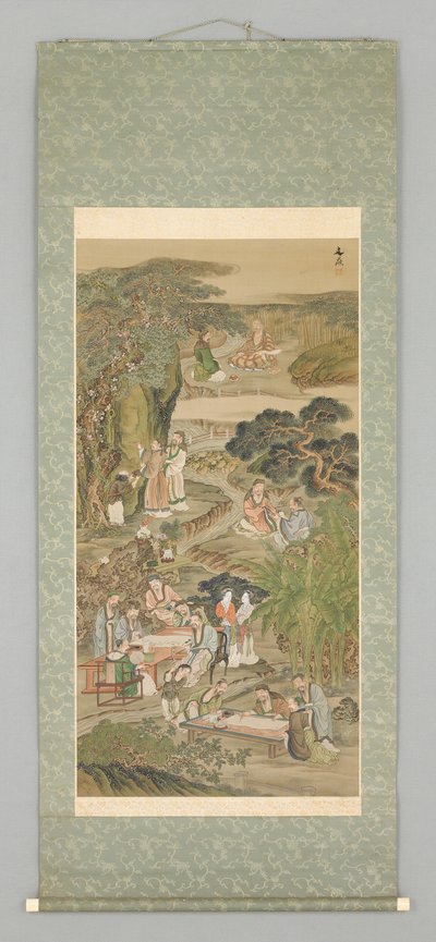 Twenty Paragons of Filial Piety by Tani Buncho