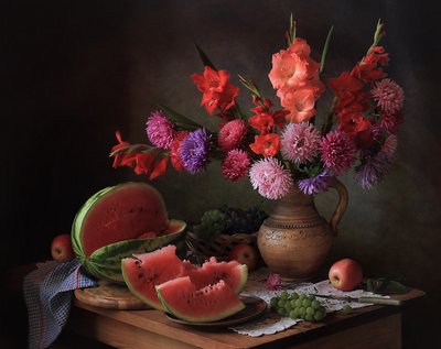 Summer Harvest Still Life by Tatyana Skorokhod